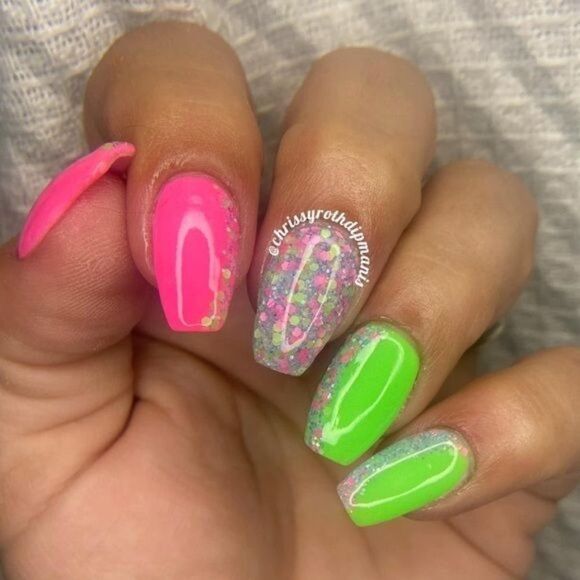 Sparkle & Co. Neon Green Pick Your Poison Nail Dip Powder - Picture 9 of 10